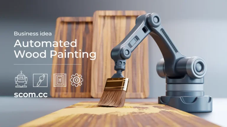 Business Idea Automated Wood Painting