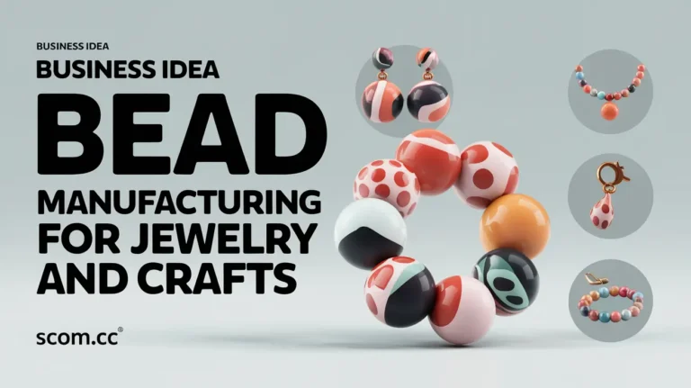 Business Idea Bead Manufacturing for Jewelry and Crafts