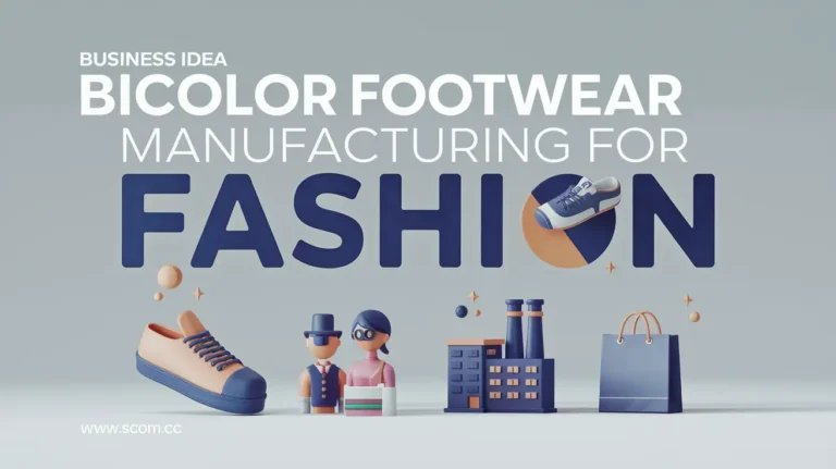 Business Idea Bicolor Footwear Manufacturing for Fashion
