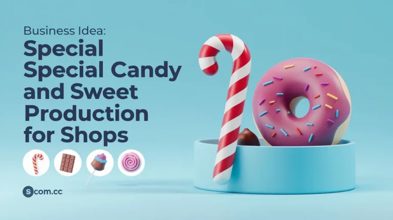 Business Idea Special Candy and Sweet Production for Shops